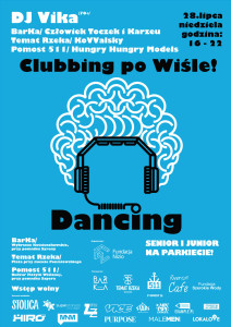 dancing_plakat_CLUBBING-PO-WIŚLE